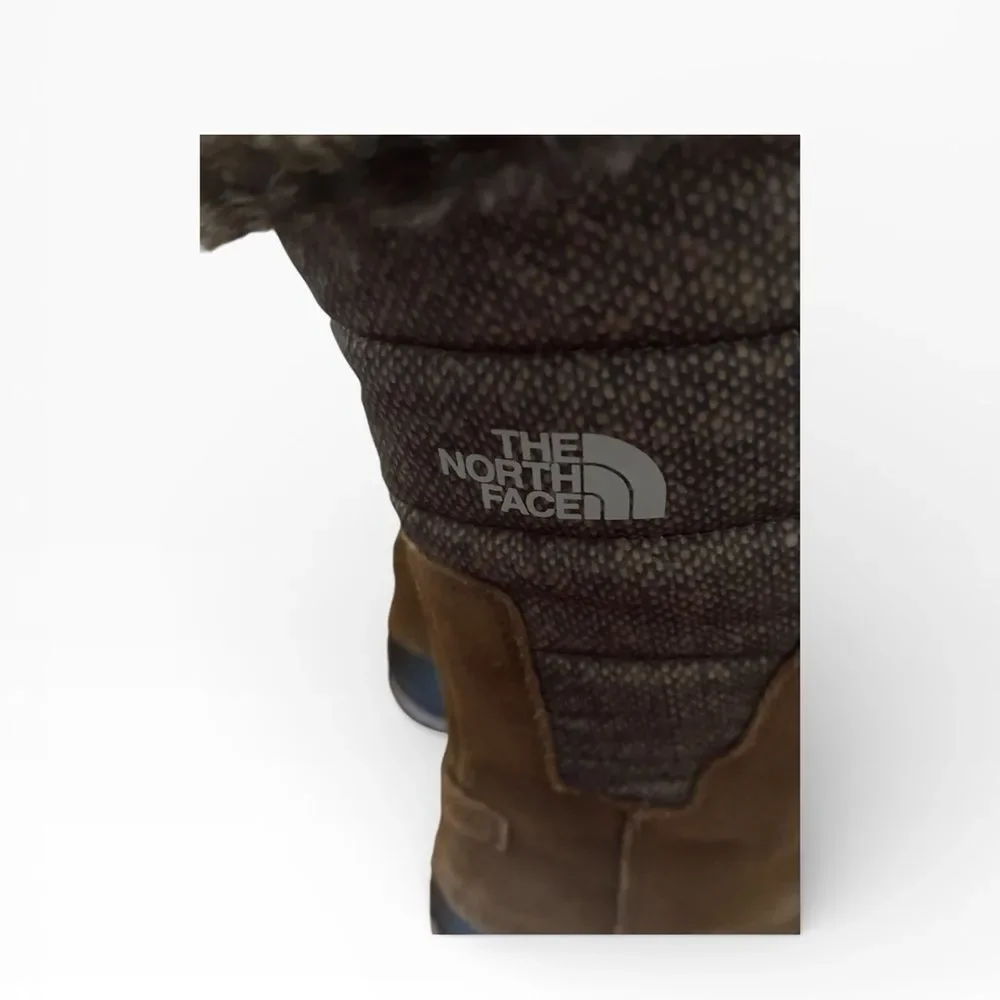 The North Face Brown and Tan Winter Boots
